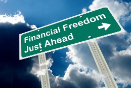 financial freedom ahead just a click away